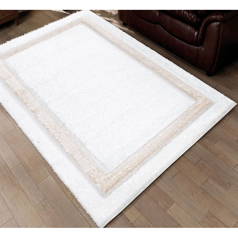 Aleara Shag Indoor / Outdoor Area Rug, Rectangle 60 x 110cm