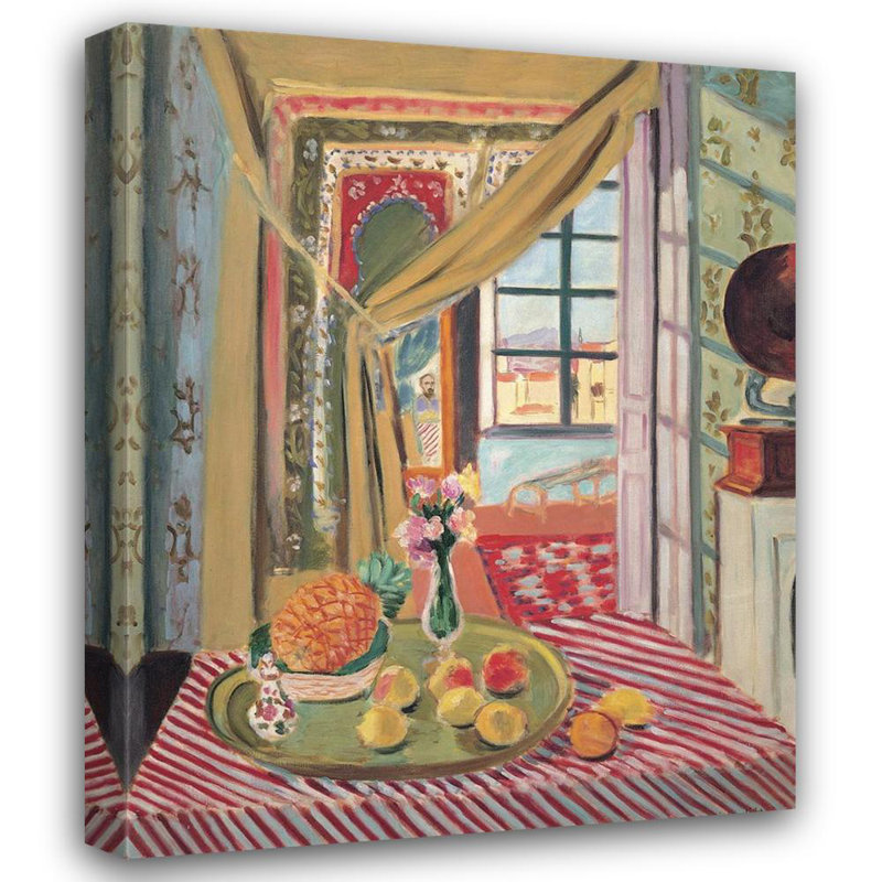Interior with Phonograph, 35" H x 28" W