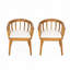 Fauteuil d'extérieur en bois d'acacia