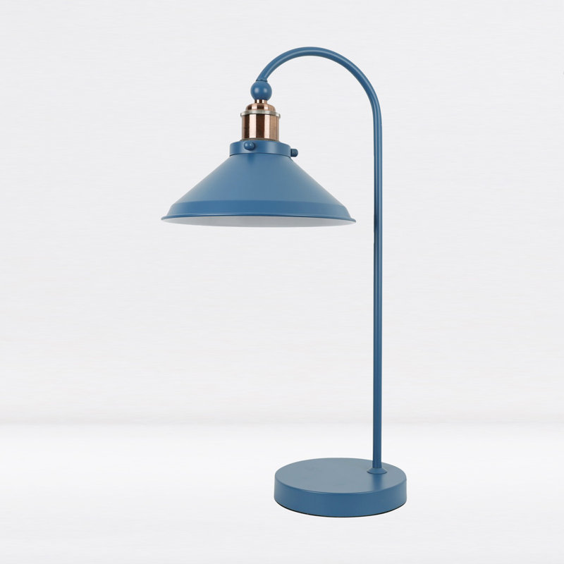 Grabowski Metal Desk Lamp, Mirage Blue, Mirage Blue
