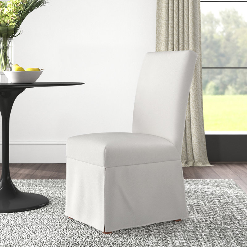Chaise parsons Arsaluis, Crème, crème