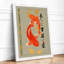 Koi in Gold Japandi - Framed Print-2119903157-2119903159