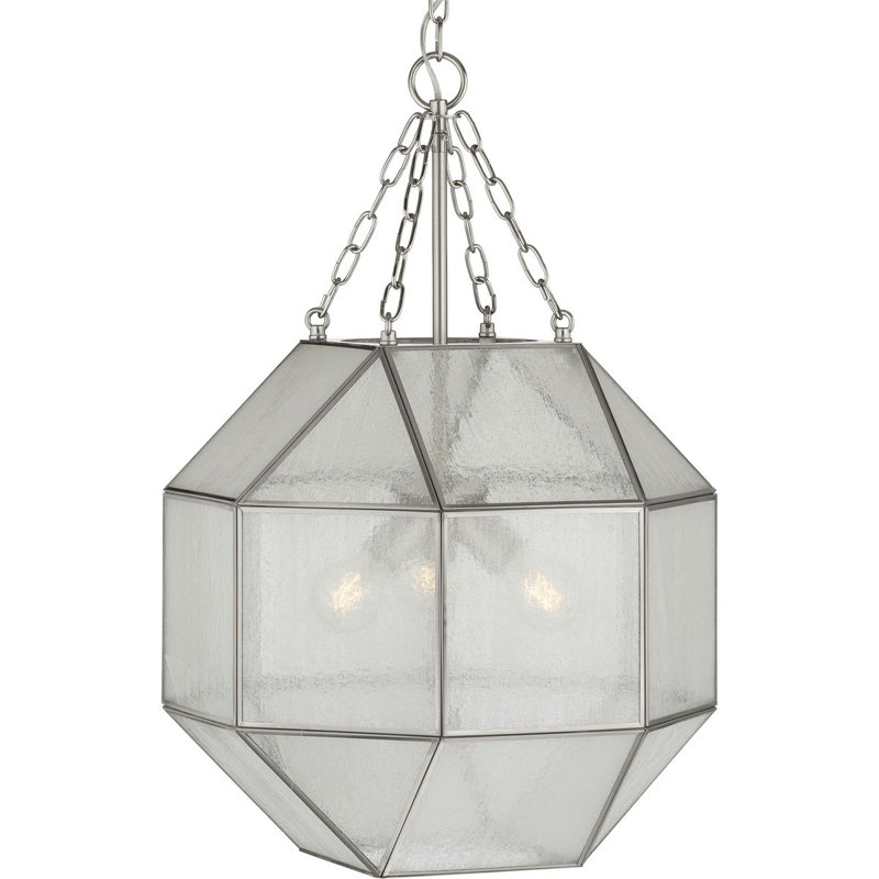 Adryn 3 - Light Single Pendant, Silver