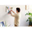 Wall Mounted bulletin board print home decor kitchen notice board home office corkboard World map