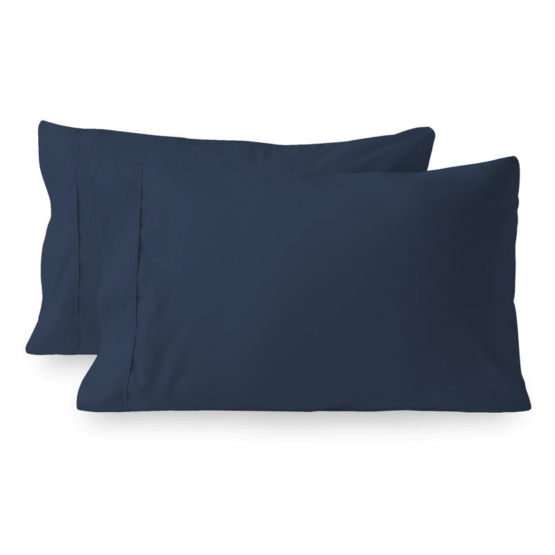 Ultimate Percale 100% Cotton 400TC Cool & Crisp Pillowcases, King, Dark Gray