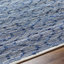 Denyer Geometric Handmade Flatweave Recycled P.E.T. Area Rug in Blue/Gray-739327489