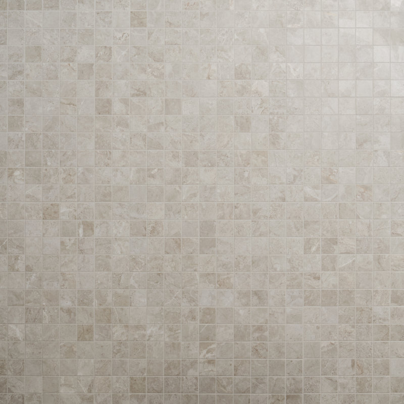Nova 11.81 In. X 11.81 In. Matte Porcelain Mosaic Floor And Wall Tile (0.96 Sq. Ft. / Each), Bone Beige