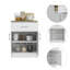 Armoire de garde-manger Mayiera, un tiroir, deux tablettes intérieures - chêne blanc / chêne clair