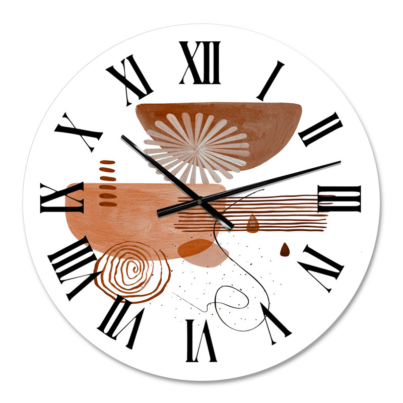 Minimal Compositions of Abstract Face IV - Horloge murale moderne, Petit