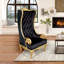 Fauteuil à oreilles Mavro Palazzo