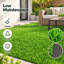 Gazon artificiel grand format, 1,83 m x 9,14 m (16,72 m²), gazon synthétique avec une hauteur de brin de 4 cm pour cour arrière, jardin, terrasse et aménagements paysagers.