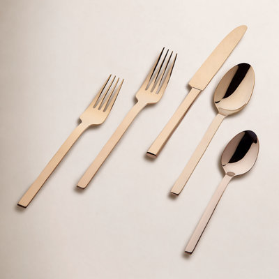 Atlas Mirror 20 Piece 18/0 Stainless Steel Flatware Set, Service for 4