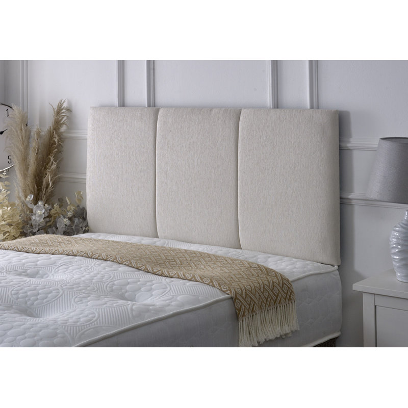Upholstered Headboard, Small Single (2'6), Stone