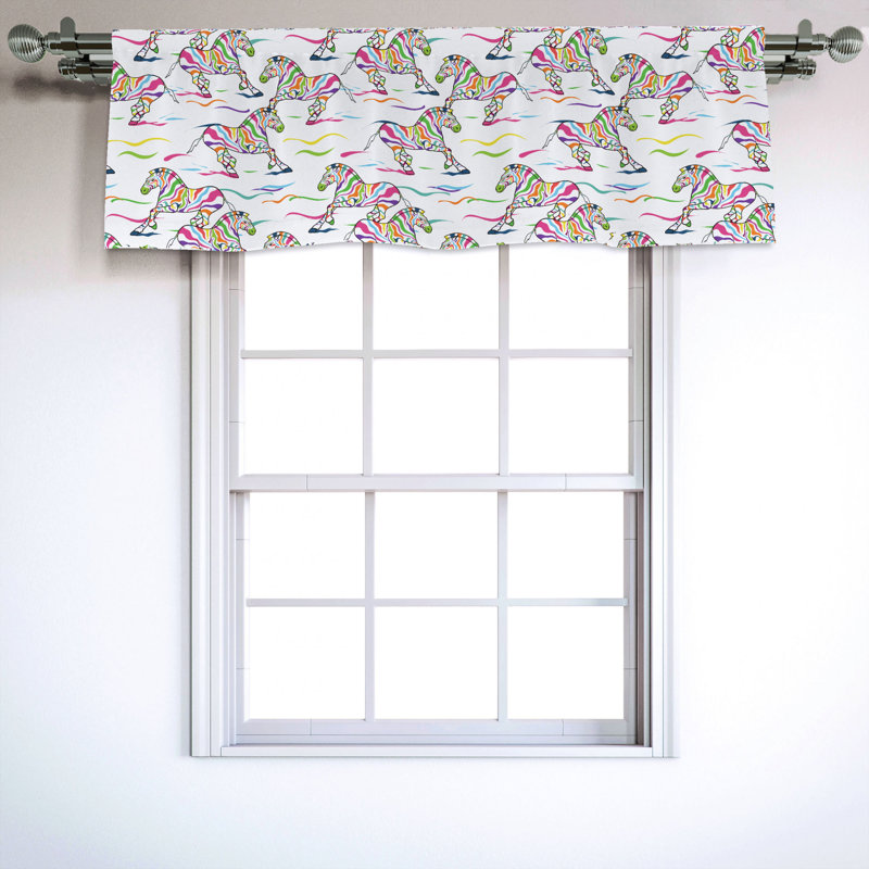 Sateen Ruffled Window Valance