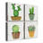 " Boho Cacti I " 4 Piece Art Color Photography Print-905772569
