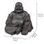 Statue bouddha assis heureux