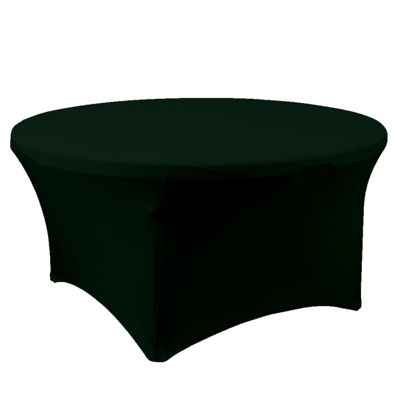 Kennard Round Tablecloth, Forest Green, 60" x 60"
