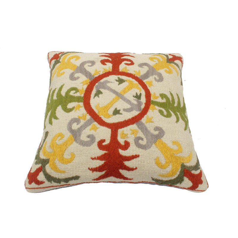 Coussin fait à la main Bohemian Bohemian Sayers Kilim Suzani