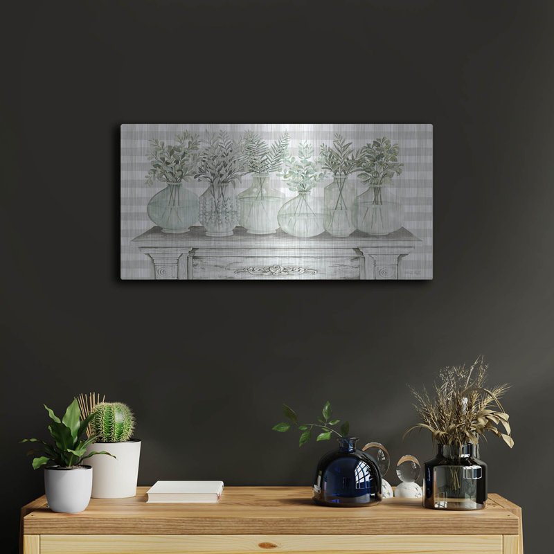  «All In A Row» par Cindy Jacobs, art mural en métal, 24 po x 12 po, H 12 po x l 24 po