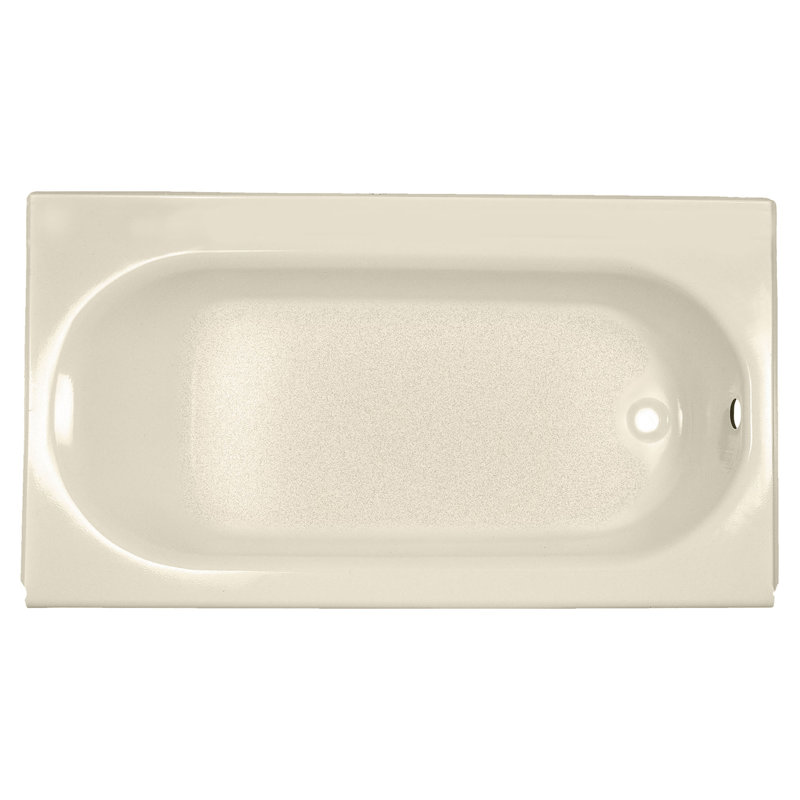Princeton 60'' x 34'' Soaking Americast Bathtub, Bone, Right
