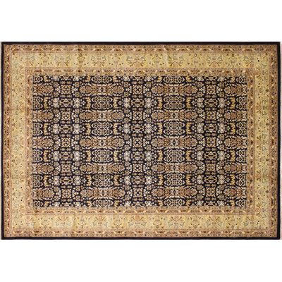 Acree One-of-a-Kind 9'9" X 13'7" Wool Area Rug in Blue