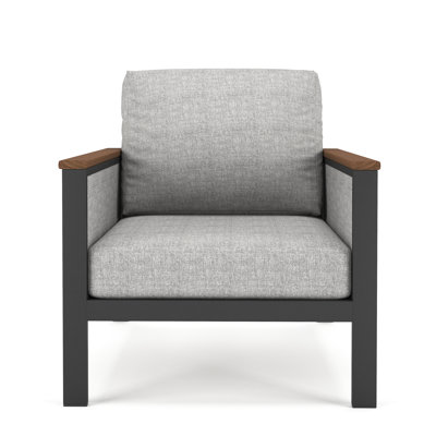 Townsend Metal Outdoor Lounge Chair with Sunbrella Cushions by Birch Lane