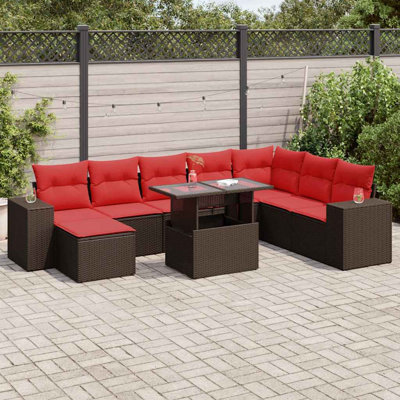 62cm Wide Patio Sofa with Cushions