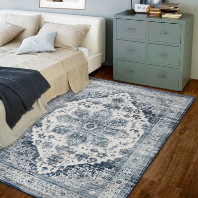 Machine Printed Area Rug