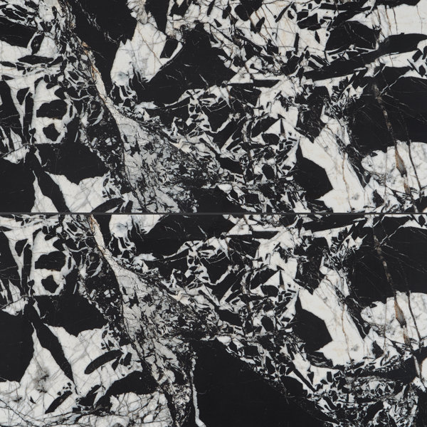 Kasama 29" x 58" Polished Porcelain Marble Look Floor and Wall Tile (11.78 Sq. Ft. / Case)