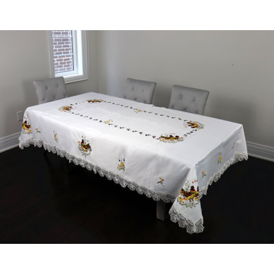 Floral Thanksgiving Tablecloth