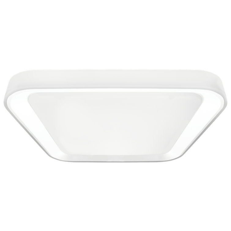 Quadro Plastic LED Flush Mount