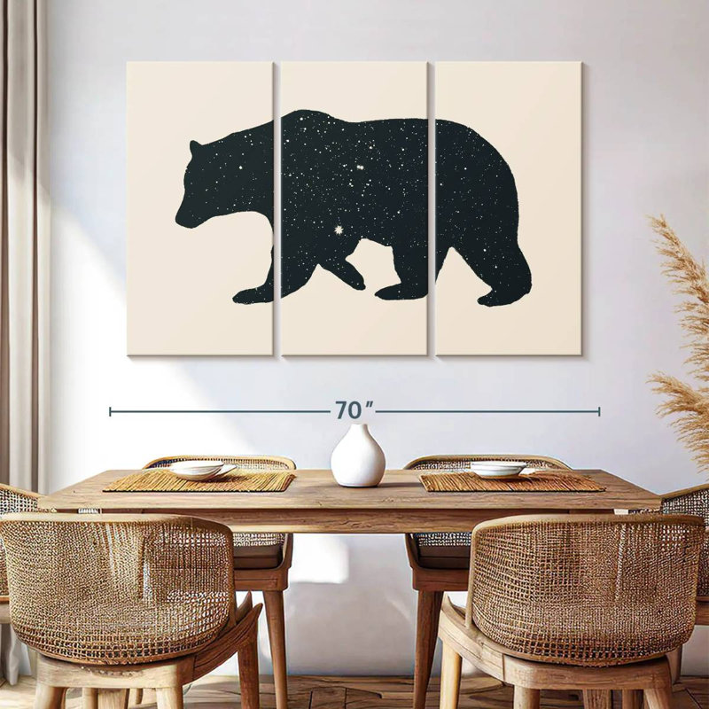 Bar Bear, 42" H x 65" W