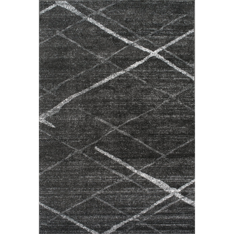 Amiia contemporain tapis, Rectangle 6 pi 7 po x 9 pi