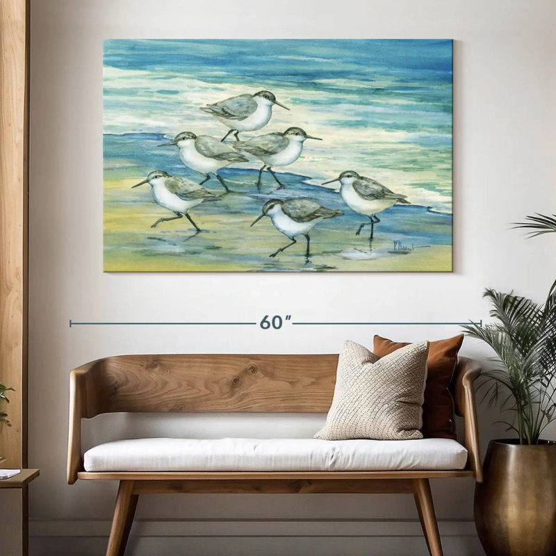 Surfside Sandpipers, 34" H x 51" W