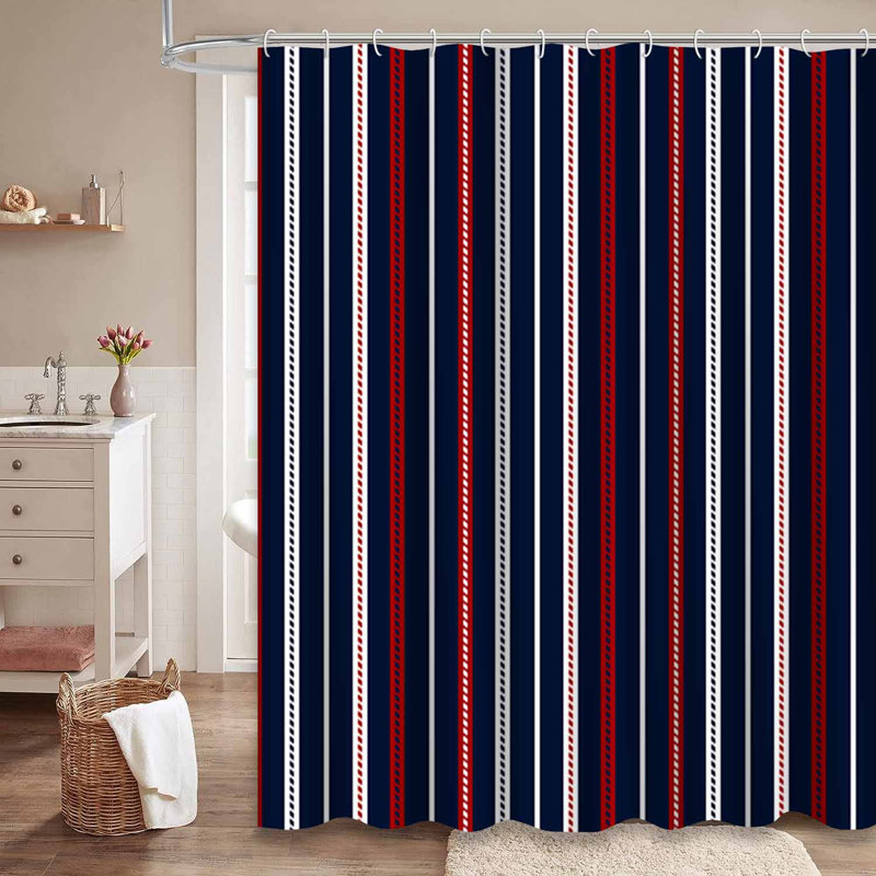 Rideau de douche Stripe, L 72 po x l 72 po
