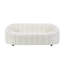 Canapé en sherpa blanc Teddy