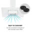 Sofia Convertible Wall Mount Cooker Hood-62234376-62234377
