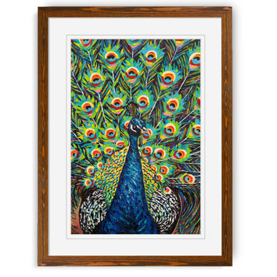 « somptueux peacock ii » par paul cezanne-reproduction d’art sur image
