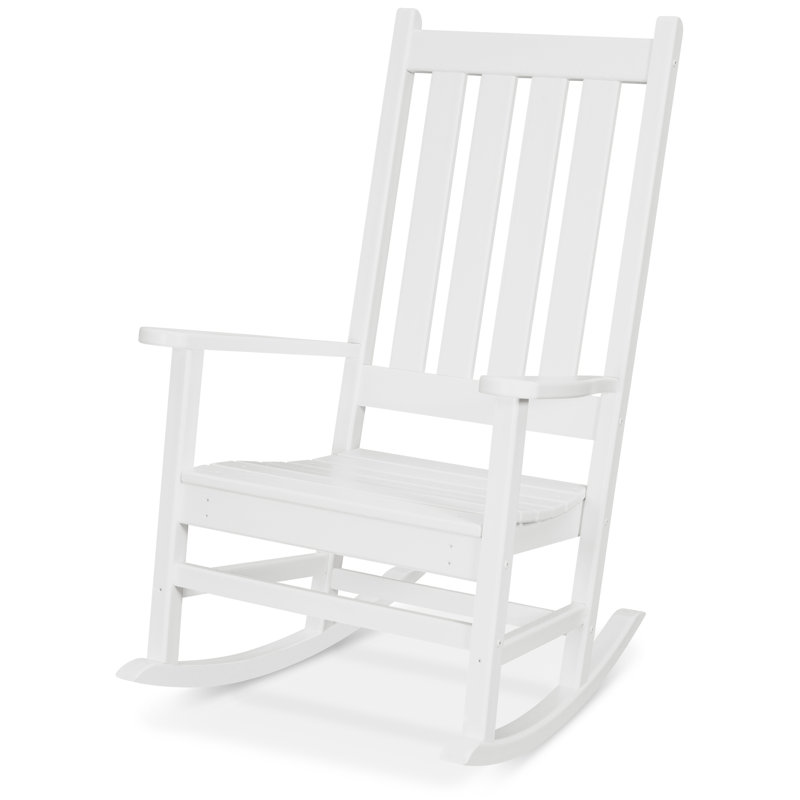 Chaise berçante POLYWOOD, Blanc classique