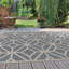 Tapis d'intérieur / extérieur bleu / gris / ivoire Pissouri-833604824