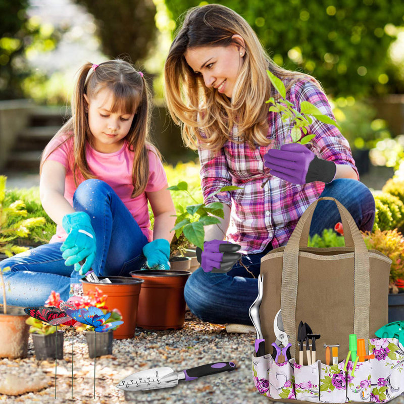 Aluminum Garden Tools Set, Purple
