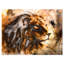 «Lion Collage - Animal Circle», art mural-35120057-35120071