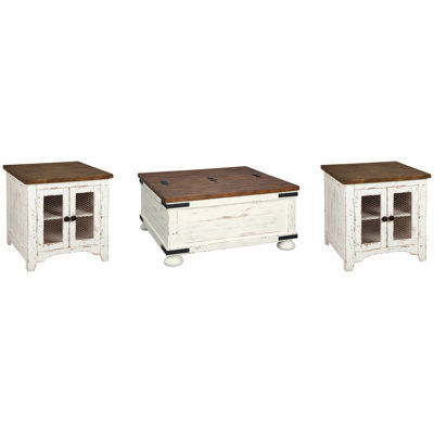 Ensemble de tables basses 3 pièces Etha