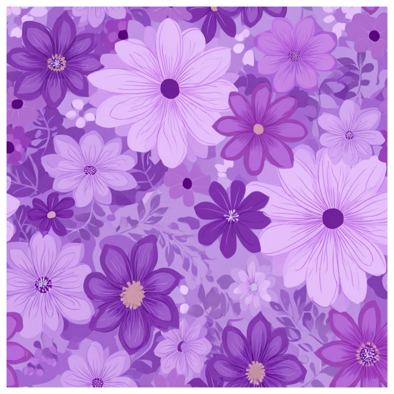 Housse de couette à motif floral Boho, Housse de couette pour très grand lit, Floral mauve