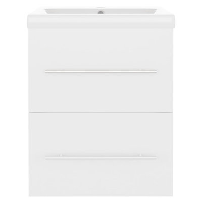 Hellena 410mm Single Bathroom Vanity with Drop In Chipboard Basin