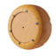 Table basse d'intérieur ronde 35,63 po, table basse centrale à grain de bois moderne, robuste MGO (oxyde de magnésium) imperméable, table sans assemblage pour patio, jardin, cour arrière, salon (couleur bois)-1498590642