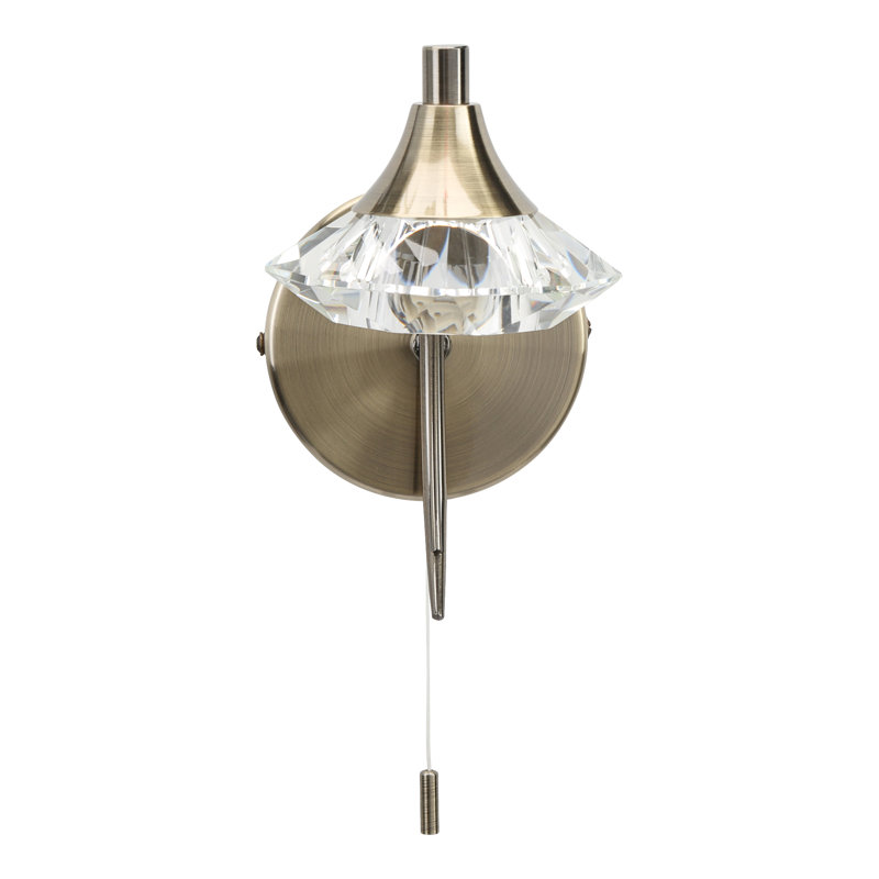Greenhaw Armed Sconce, Antique Brass