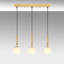 Luminaire suspendu à DEL pour îlot de cuisine à 3 lumières Jelmar-1805361634-1805361633