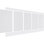 Ensemble de lambris Beadboard PVC