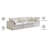 Atis 105'' Velvet Sofa-1976869323